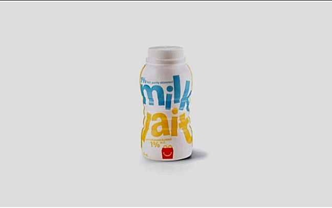 McDonald's 1% Partly Skimmed Milk - 250 ml