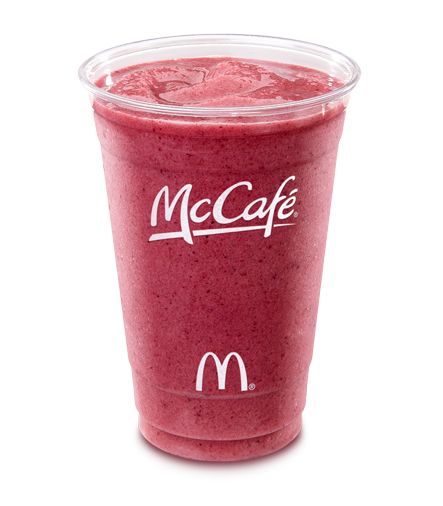 McDonald's Blueberry Pomegranate Real Fruit Smoothie