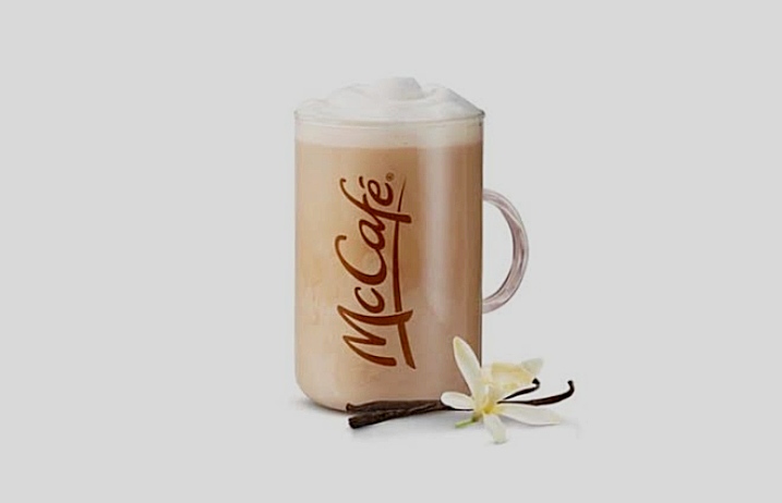 McDonald's French Vanilla Latte - 2% milk