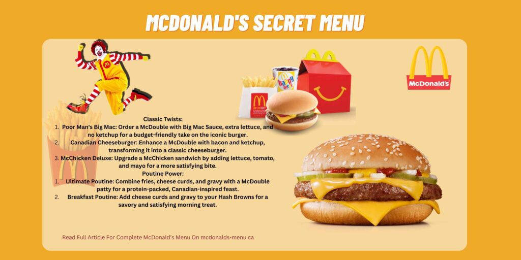 McDonald's Secret Menu