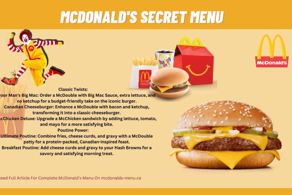 McDonald's Secret Menu