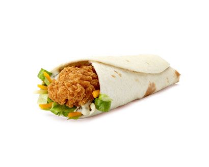 McDonald's Ranch Chicken Snack Wrap with Crispy Chicken