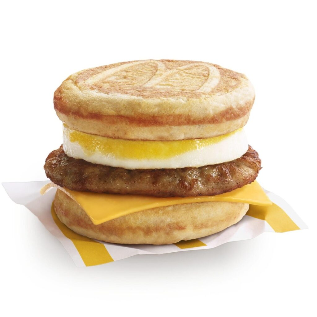 McDonald's Sausage Egg & Cheese McGriddles