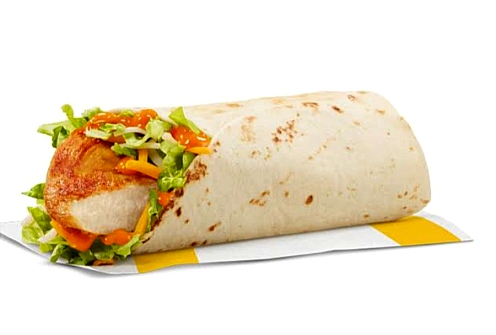 McDonald's Spicy Buffalo Chicken Snack Wrap with Grilled Chicken